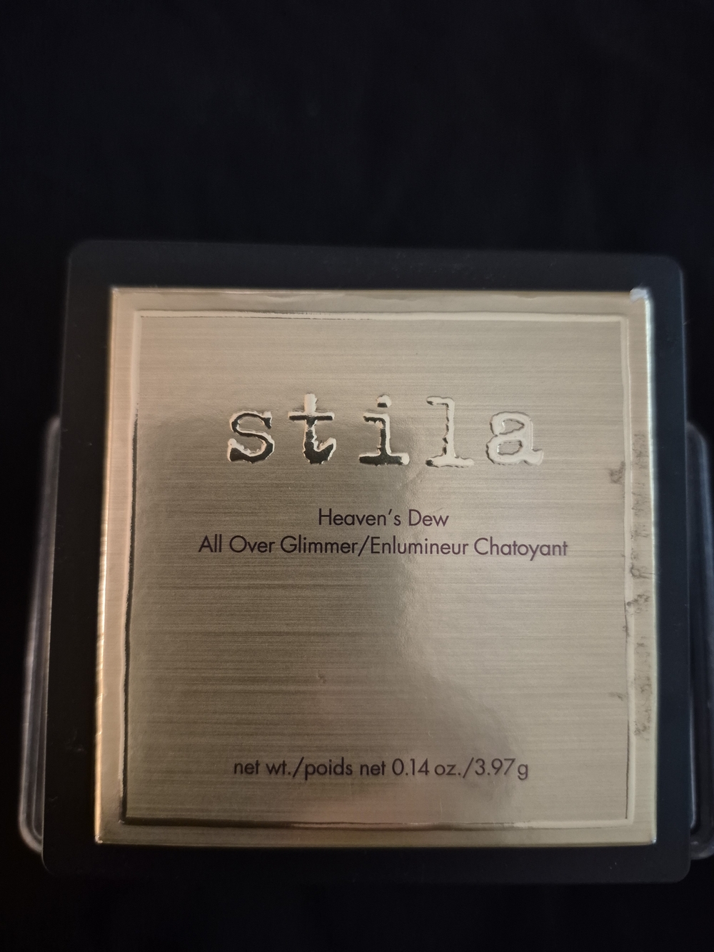 Nwt Stila Heaven's Dew, Lake Hillier, Glimmer Highlighter Compact - Gold
